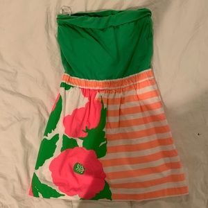 Lilly Pulitzer strapless dress